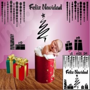 vinilos para escaparates de navidad 1007