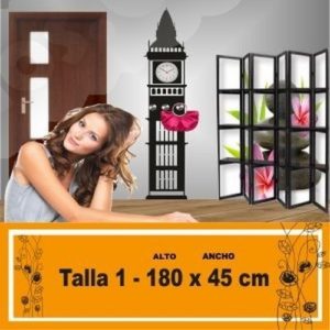 percheros adhesivos con reloj 1000