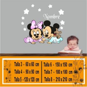 vinilo a color disney bebe 1074