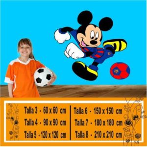 Vinilo eine Farbe Mickey Mouse Barcelona 1077