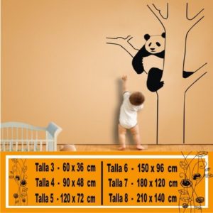 ours panda assis sur l & # 39; arbre