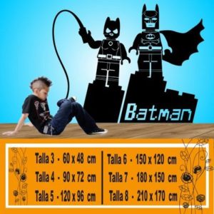 stickers muraux lego batman 1225