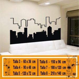 vinilo decorativo skyline 1006