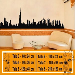 vinyl decorative skyline 1012