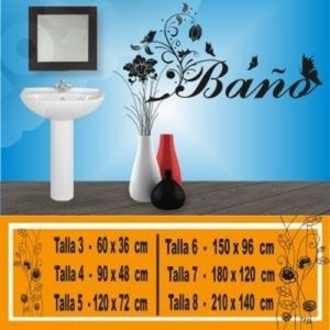 flower wall stickers for bathroom 1184