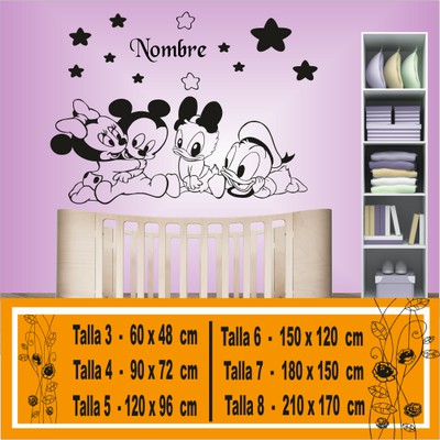 vinilos para bebe disney estrellas 2007