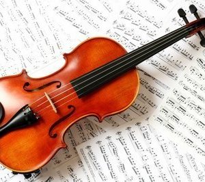 fotomurales violino Estratto 1005