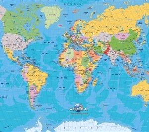 fotomurales mapa mundi 1125
