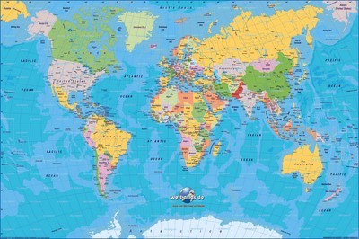 fotomurales mapa mundi 1125