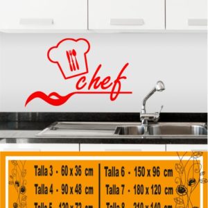Decal for kitchen wall
