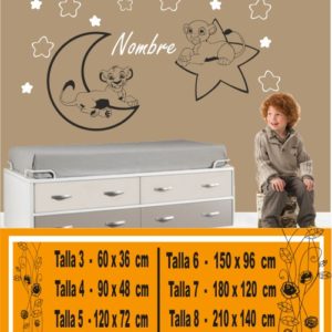 Stickers muraux enfants Disney le Roi Lion