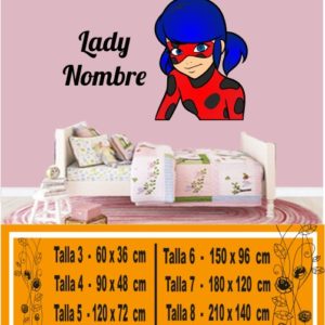 Vinilos decorativos infantiles Prodigiosa Las Aventuras de Ladybug