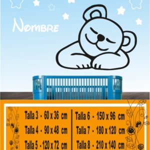 oso durmiendo con estrellas