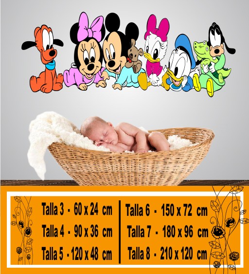 Vinilo Decorativo Personajes Bebes Disney En Tusvinilos Com