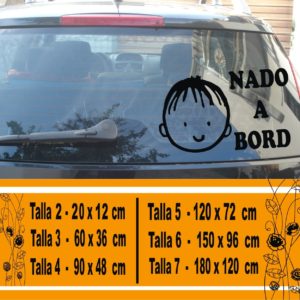 vinyles enfant à bord pour voiture