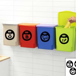 pegatinas de simbolos reciclaje
