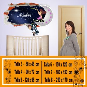 3D Decal Clochette et Peter Pan