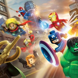 super-heróis da Marvel Lego