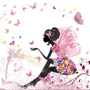 fairy with butterflies