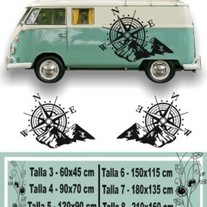 Wandtattoo-Kit für Lieferwagen 008