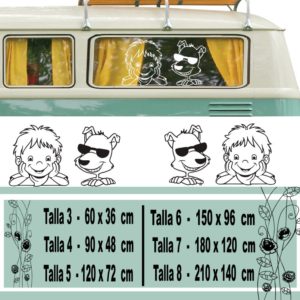 Stickers pour les fenêtres kit vans 033