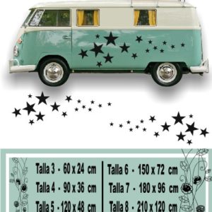 Wall stickers RV with stars kit 025