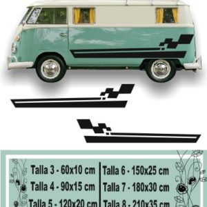 Vinil tiras kit para carrinhas e autocaravanas 036