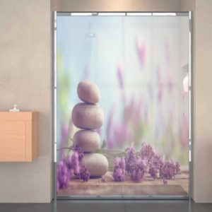 Wall stickers lavender flowers